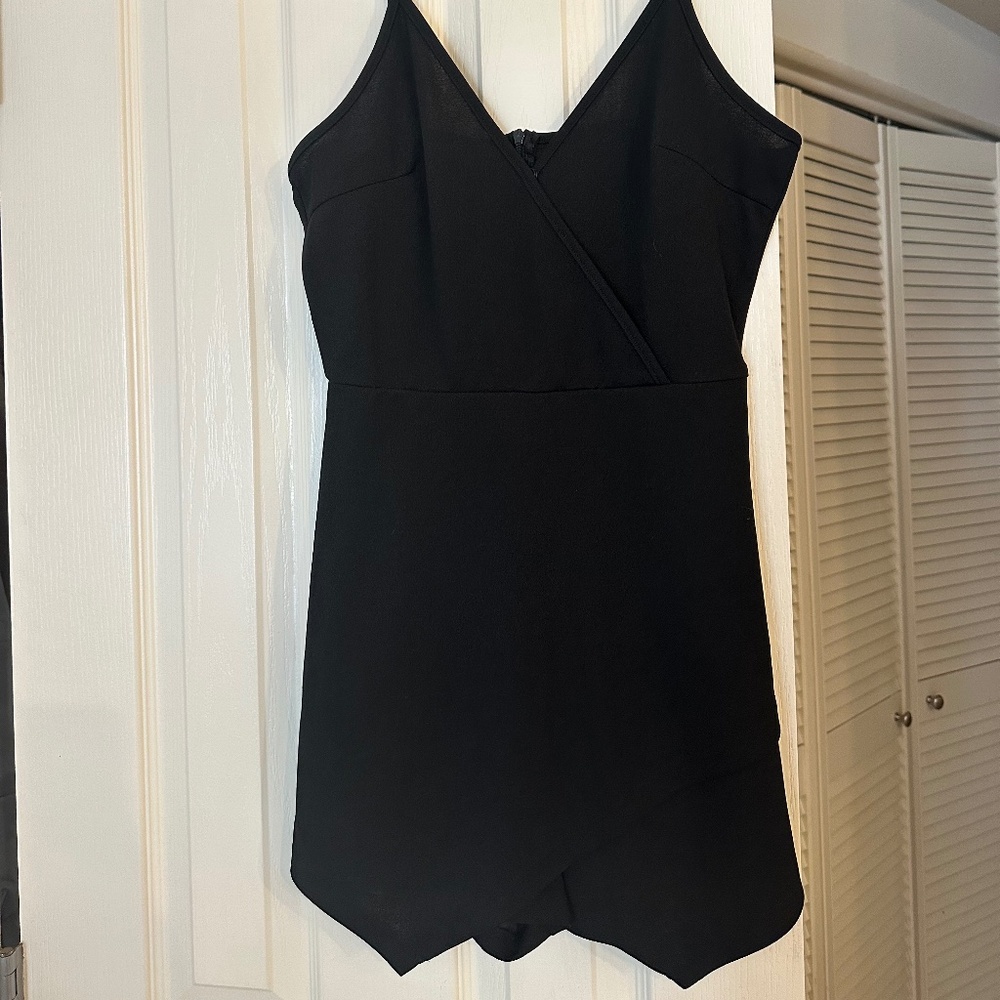 SHEIN black romper skort - XS